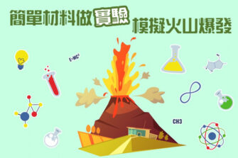 【STEM應用】模擬火山噴發活動