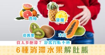 【健康資訊】推薦6種 消滯 水果解 肚脹 舒緩胃脹不適