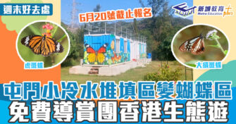 週末好去處 ｜屯門小冷水堆填區變蝴蝶區 免費導賞團香港生態遊
