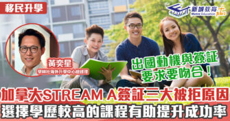 海外升學導航｜  加拿大Stream A簽証三大被拒原因