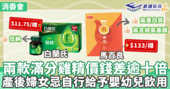 健康資訊｜消委會報告:  15款雞精12款達低鈉水平 兩款滿分雞精價錢差逾十倍